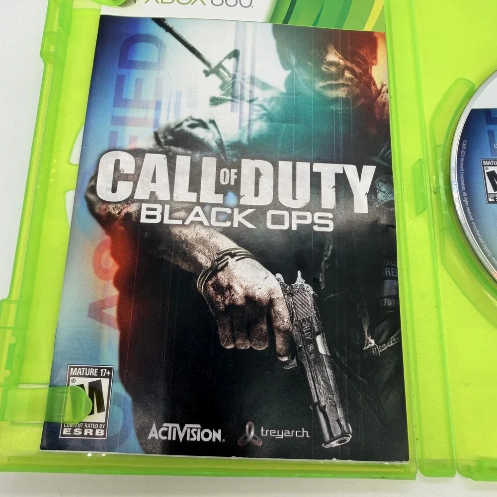 Microsoft Xbox 360 Call of Duty Black Ops Complete CIB Authentic Video Game